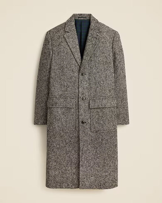 Abrigo de lana irlandesa